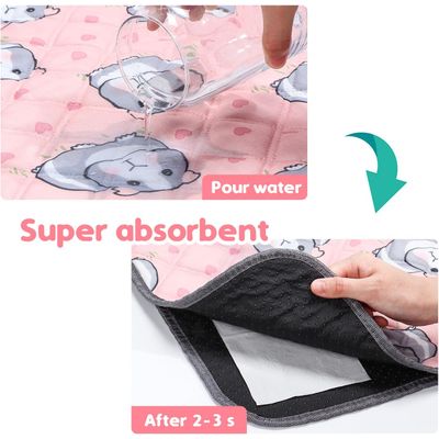 Reitlaze Alfombrillas impermeables para jaulas de cobayas