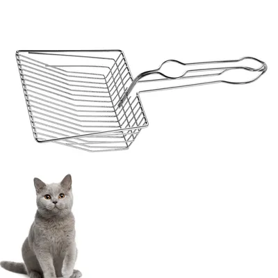 Pelle à litière en métal