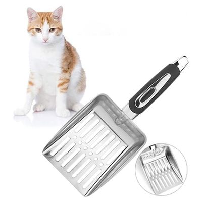 Reitlaze Pala para arena de gato de acero inoxidable