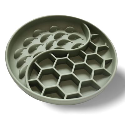 Distributeur d'aliments lents pour chiens avec ventouse