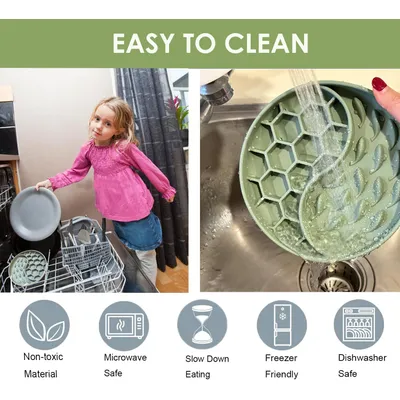 Distributeur d'aliments lents pour chiens avec ventouse