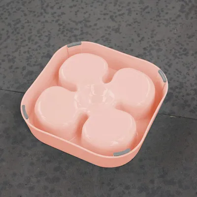 Mangeoire lente pour chien, motif trèfle à quatre feuilles