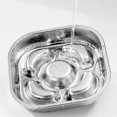 Gamelle pour chien à alimentation lente, en acier inoxydable