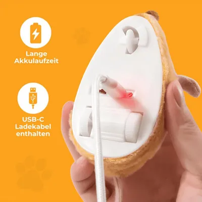 Jouets interactifs pour chats - avec lumières LED