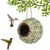 Nid de colibri suspendu, maison d'oiseau tissée