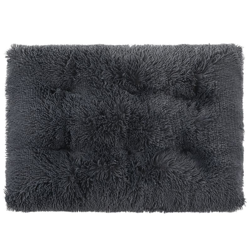 Plüschige Hundebettmatte (Grau)
