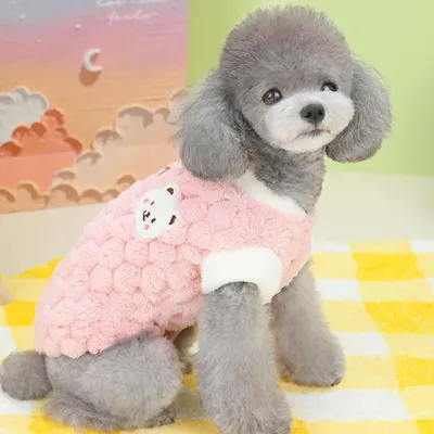 Pull polaire double face pour chat