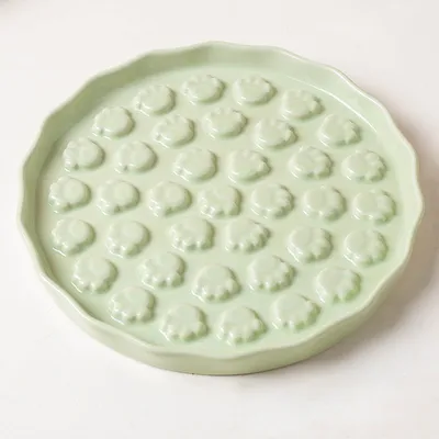 Gamelle pour chat à alimentation lente en céramique