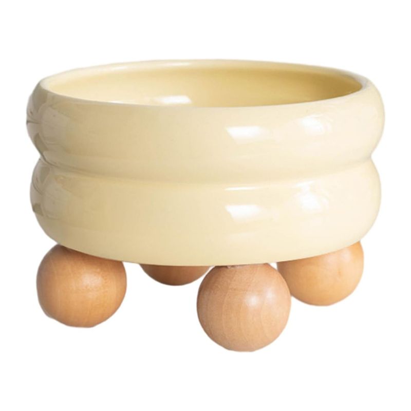 Gamelle pour chat en céramique, gamelle ronde à double couche