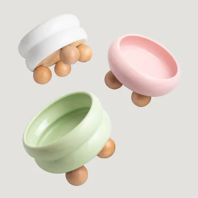 Gamelle pour chat en céramique, gamelle ronde à double couche