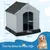 Giantex Niche pour Chien en Plastique，Maison pour Chien avec Toit Étanche