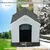 Giantex Niche pour Chien en Plastique，Maison pour Chien avec Toit Étanche