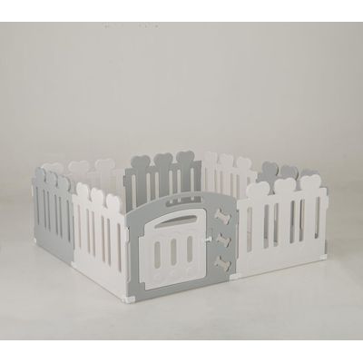 Giantex Parc pour Chiots，Porte en Plastique, Barrière Animale Domestique