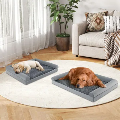Giantex Eiförmiger Hundekorb Mit Abnehmbarem Waschbarem Bezug Giantex Eiförmiger Hundekorb Mit Abnehmbarem Waschbarem Bezug