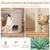 Giantex Arbre à chat 151cm,Double Nid, Perchoir, Hamac, Griffoirs en Sisal