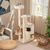 Giantex Arbre à chat 151cm,Double Nid, Perchoir, Hamac, Griffoirs en Sisal