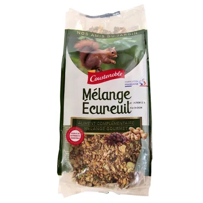 Nourriture pour écureuil 1 kg, graines et céréales
