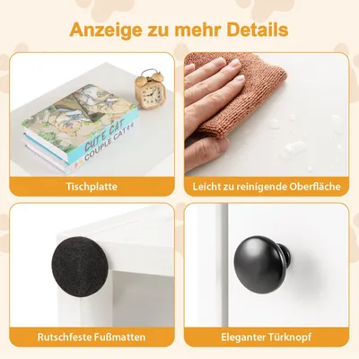 GIANTEX Hundetür, Ausziehbar, Sicherheitstür Für Haustiere GIANTEX Hundetür, Ausziehbar, Sicherheitstür Für Haustiere