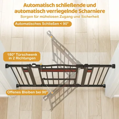 GIANTEX Hundetür, Ausziehbar, Sicherheitstür Für Haustiere GIANTEX Hundetür, Ausziehbar, Sicherheitstür Für Haustiere