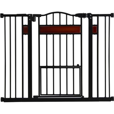 Porte pour chien, extensible, porte de sécurité pour animaux de compagnie