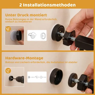 GIANTEX Hundetür, Ausziehbar, Sicherheitstür Für Haustiere GIANTEX Hundetür, Ausziehbar, Sicherheitstür Für Haustiere