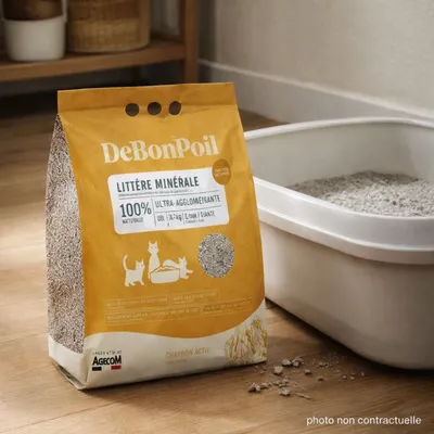 De Bon Poil – Litière pour Chat au Charbon