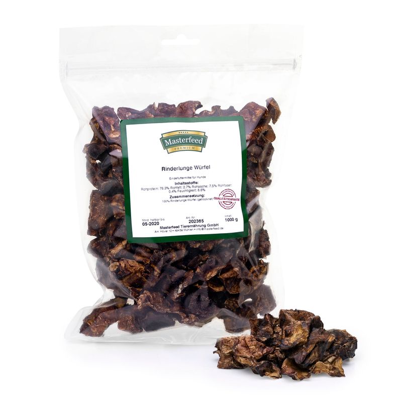 Masterfeed dés de poumon de boeuf﻿