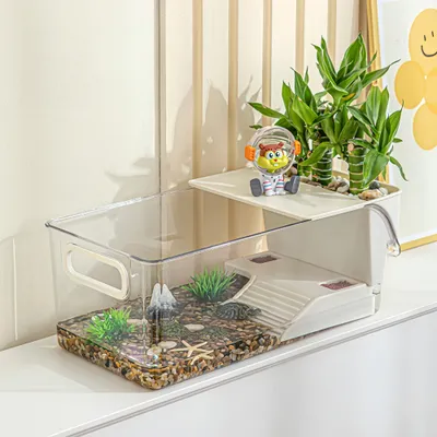 FurryFusion Aquarium de bureau pour tortues