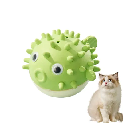 PetTribes Jouet à Lècher et Mâcher Adhésif pour Chat Vert