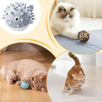 PetTribes Jouet à Lècher et Mâcher Adhésif pour Chat Gris