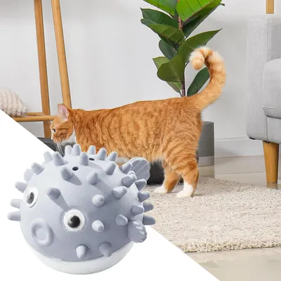 PetTribes Jouet à Lècher et Mâcher Adhésif pour Chat Gris