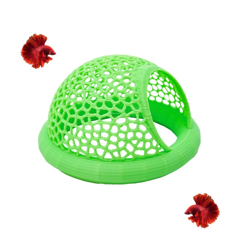 PetTribes Abri Flottant Naturel pour Poisson d'Aquarium