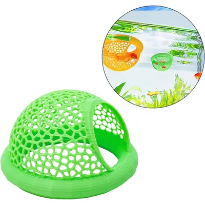 PetTribes Abri Flottant Naturel pour Poisson d'Aquarium