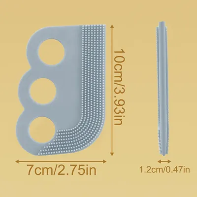 PetTribes Épilateur Anti-Poils pour Chien et Chat Gris