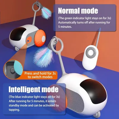 PetTribes Jouet interactif souris électrique pour chat