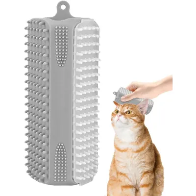 PetTribes Brosse 3-en-1 pour chien et chat - Nettoyage