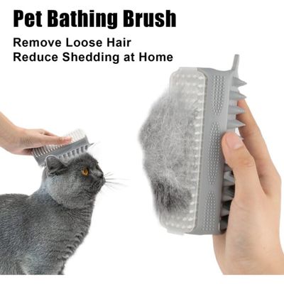 PetTribes Brosse 3-en-1 pour chien et chat - Nettoyage