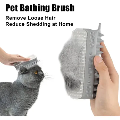 PetTribes Brosse 3-en-1 pour chien et chat - Nettoyage