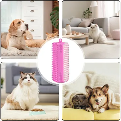 PetTribes Brosse 3-en-1 pour chien et chat - Nettoyage
