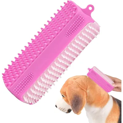 PetTribes Brosse 3-en-1 pour chien et chat - Nettoyage