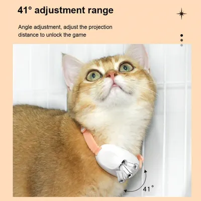 PetTribes Smart Collar : Jouet Laser Auto pour Chat Rose