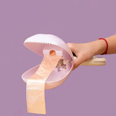 PetTribes Collecteur Portable pour Déjections Canines Violet