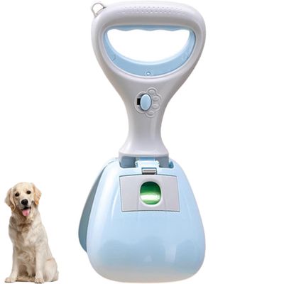 PetTribes Collecteur Portable pour Déjections Canines Bleu