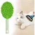 PetTribes Brosse Douce pour Chats à Poils Longs - Nettoyage Facile, Vert