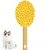 PetTribes Brosse Douce pour Chats à Poils Longs - Nettoyage Facile,Jaune