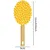 PetTribes Brosse Douce pour Chats à Poils Longs - Nettoyage Facile,Jaune