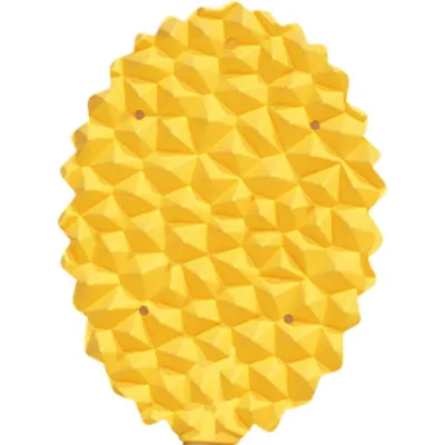 PetTribes Brosse Douce pour Chats à Poils Longs - Nettoyage Facile,Jaune