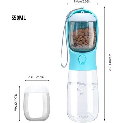 PetTribes Dispensador de agua portátil para perros - 550 ml