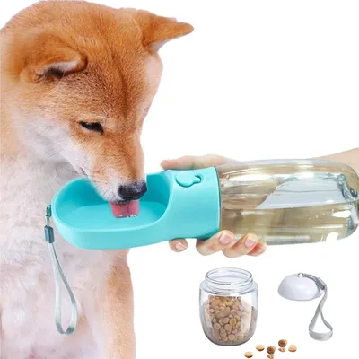 PetTribes Dispensador de agua portátil para perros - 550 ml