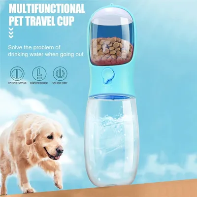 PetTribes Dispensador de agua portátil para perros - 550 ml